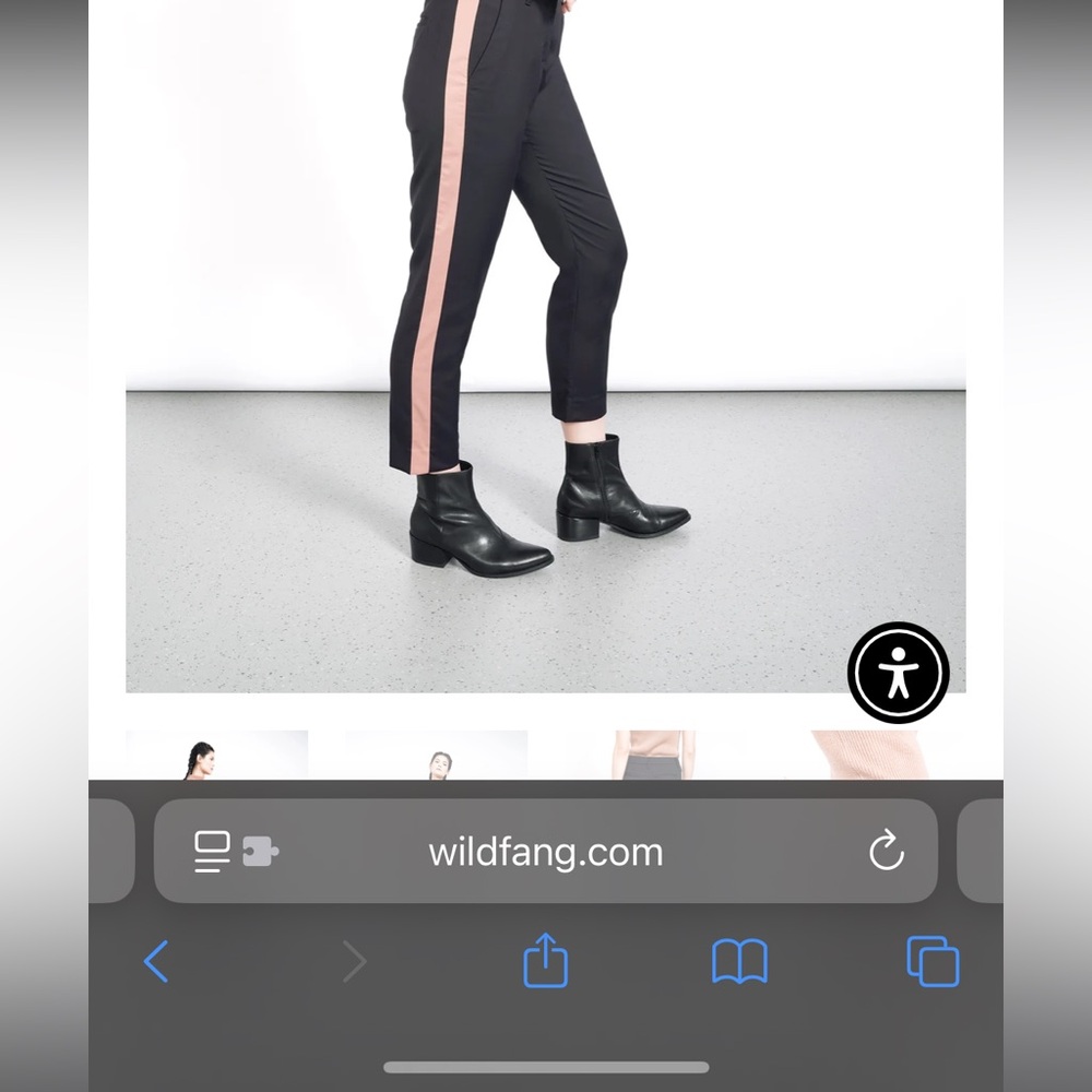 THE EMPOWER COLORBLOCK SLIM CROP PANT 14 pink strip